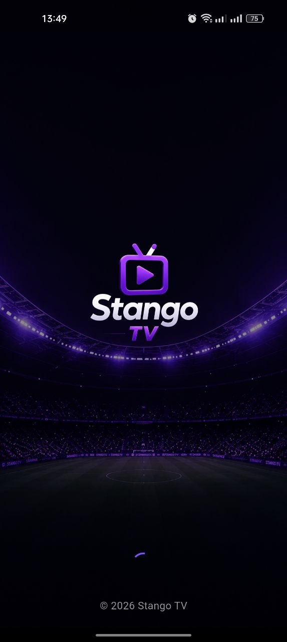 Stango TV App Splash Screen