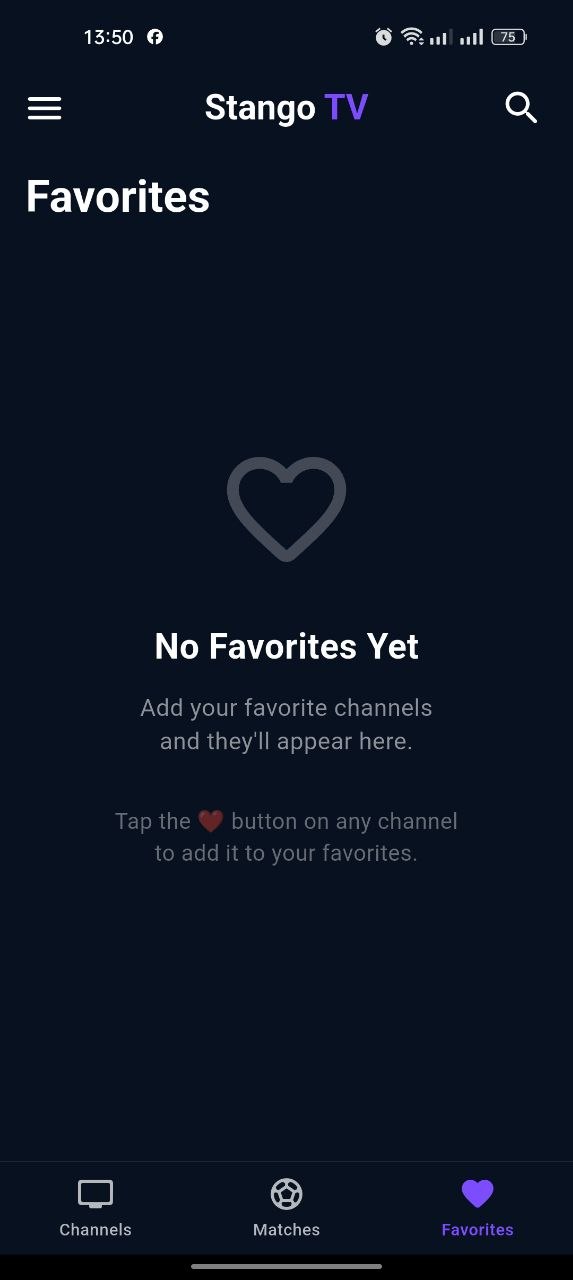 Stango TV Favorite Channels List